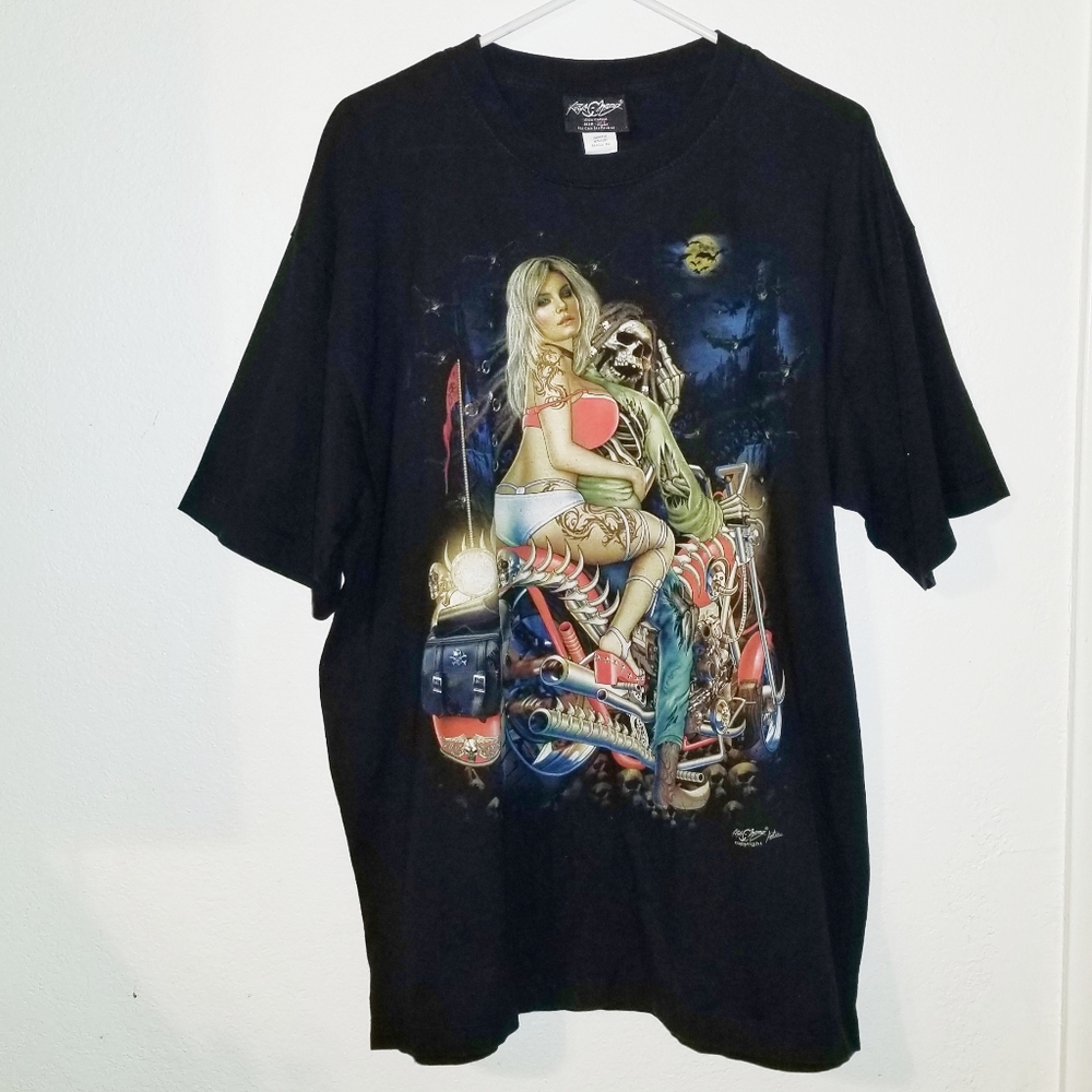 Rock Chang Double Sided Biker Graphic Tee